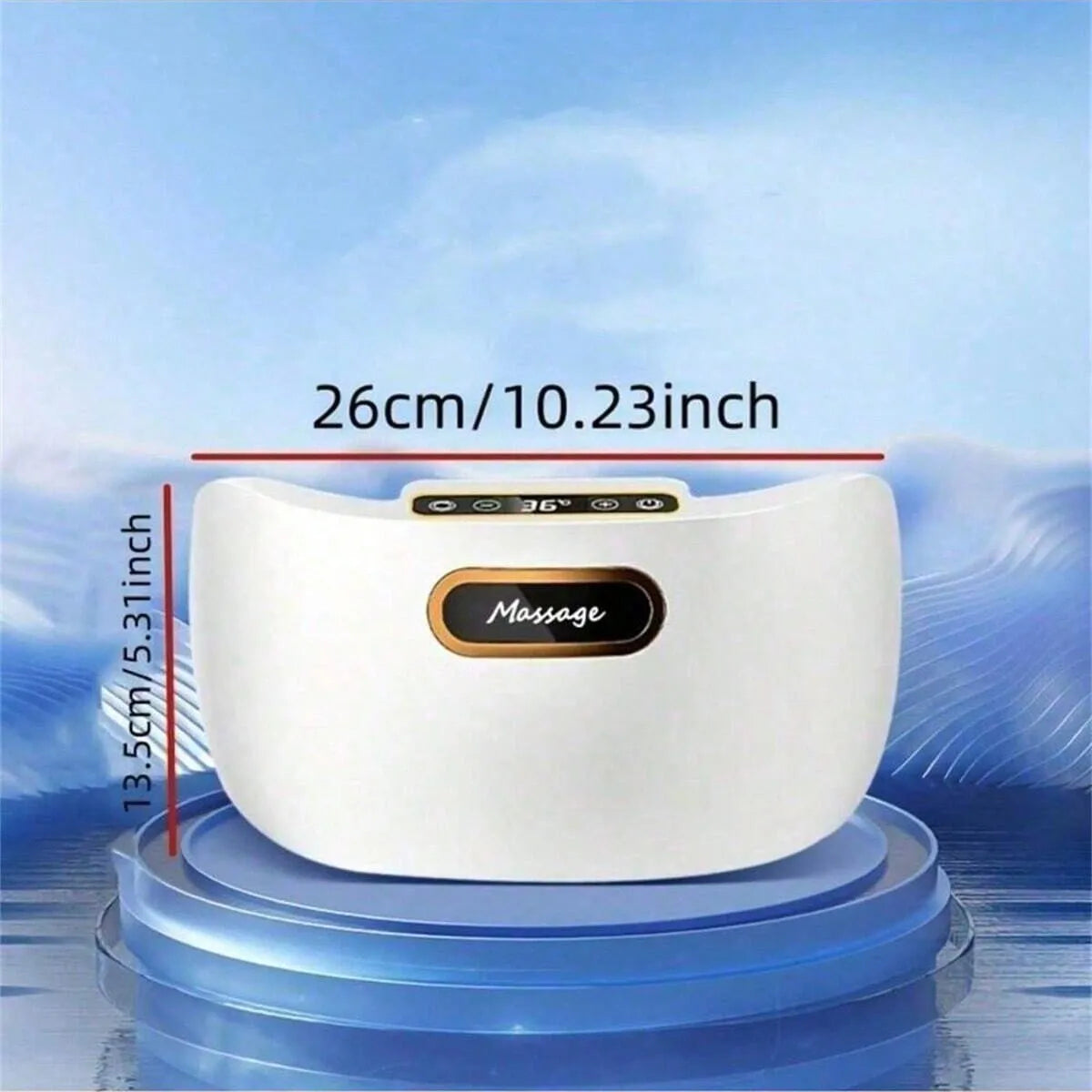 Electric Abdominal Massager – Vibrating Waist & Belly Relaxation Belt with Heating