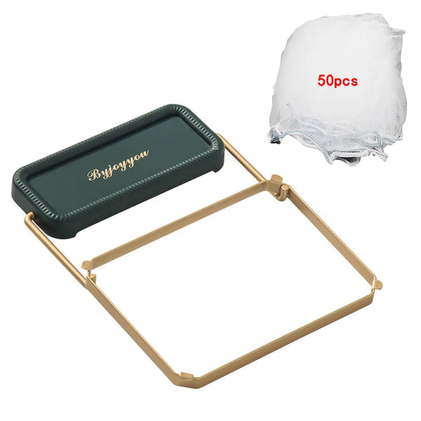 Foldable Sink Filter Rack – Mesh Bag Stand for Kitchen Waste & Garbage Storage