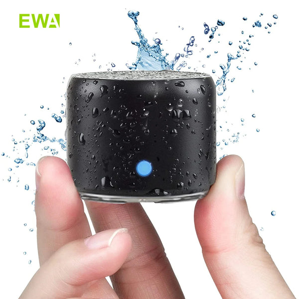 EWA A106 Pro Mini Bluetooth Speaker – Portable Wireless Speaker with Deep Bass, IPX7 Waterproof & Travel Case