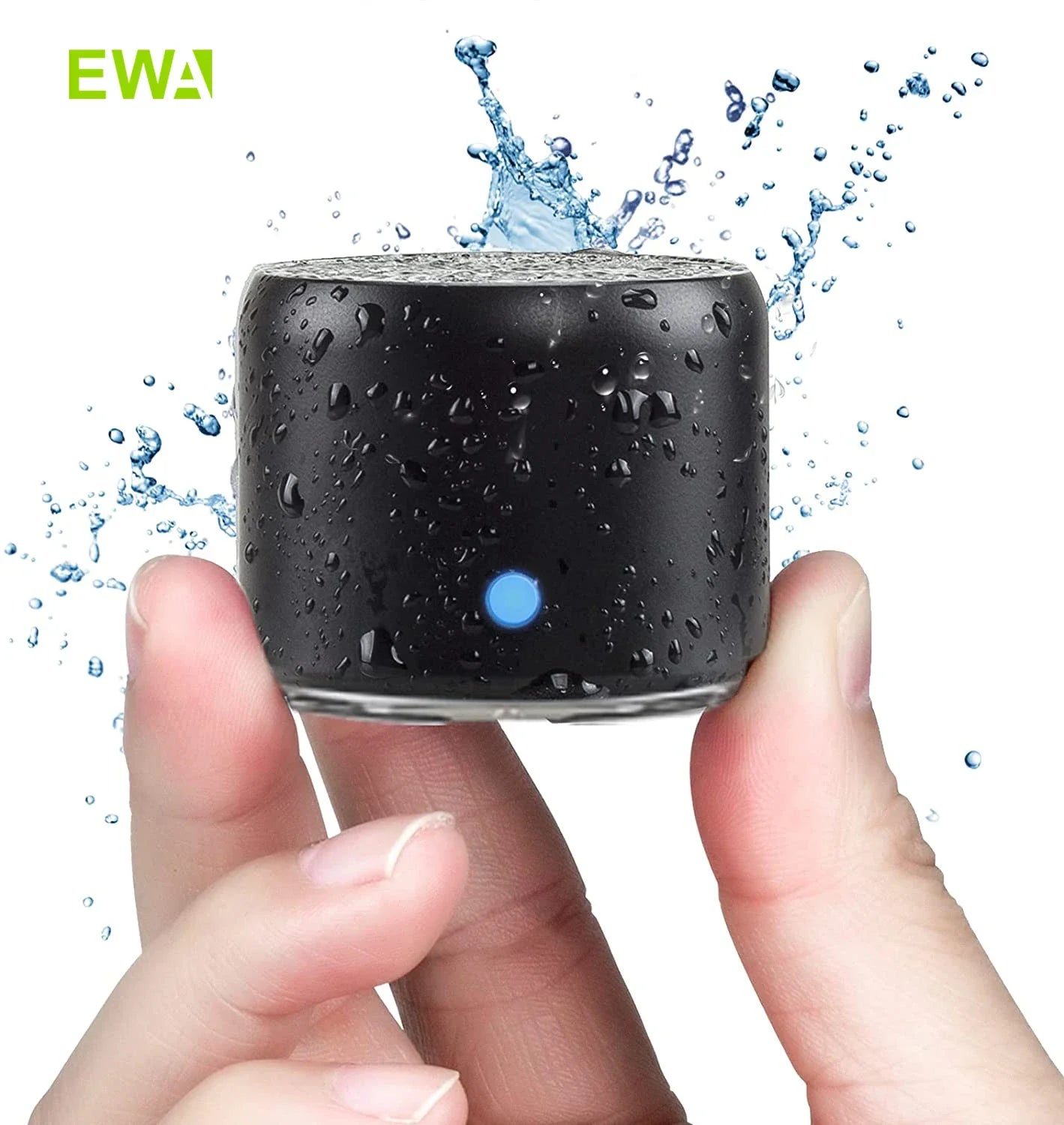 EWA A106 Pro Mini Bluetooth Speaker – Portable Wireless Speaker with Deep Bass, IPX7 Waterproof & Travel Case