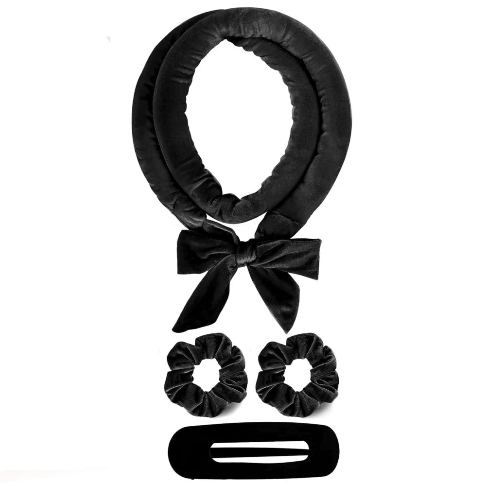 Heatless Curling Rod Headband – Soft No-Heat Hair Curler for Overnight Curls | Sleeping Hair Roller Band for Women