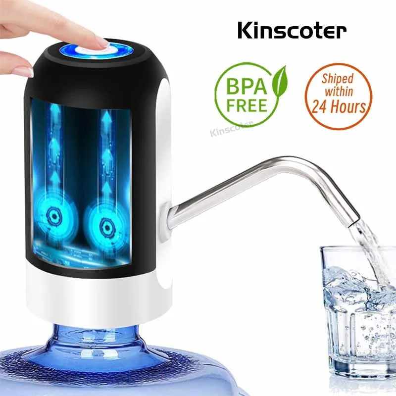 Portable Automatic Water Dispenser Pump – USB Rechargeable & BPA-Free