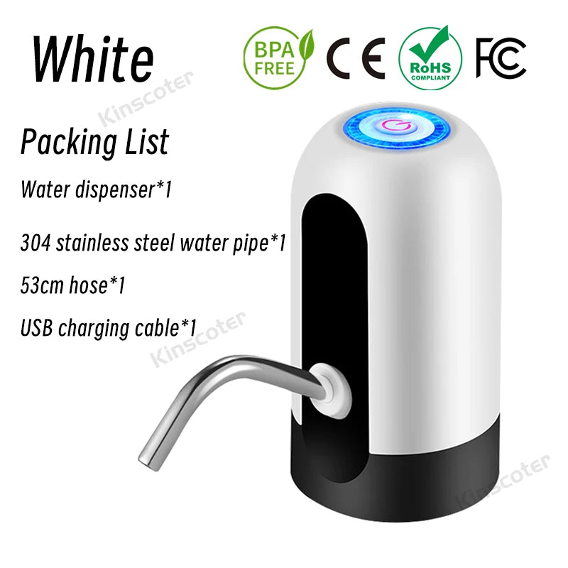 Portable Automatic Water Dispenser Pump – USB Rechargeable & BPA-Free