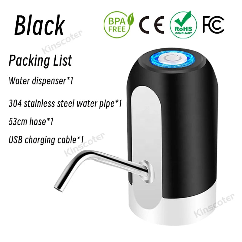 Portable Automatic Water Dispenser Pump – USB Rechargeable & BPA-Free