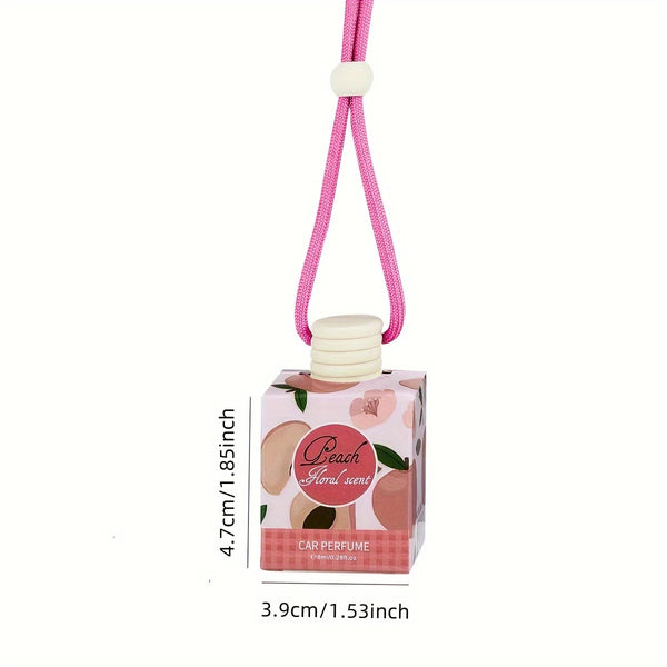 Hanging Car Perfume – Long-Lasting Essential Oil Freshener for Car, Home & Office