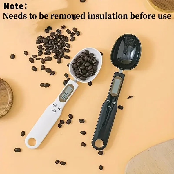 Digital Spoon Scale 500g/0.1g – LCD Food Measuring Tool for Coffee, Milk & Baking