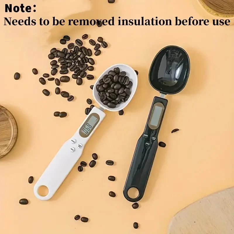 Digital Spoon Scale 500g/0.1g – LCD Food Measuring Tool for Coffee, Milk & Baking