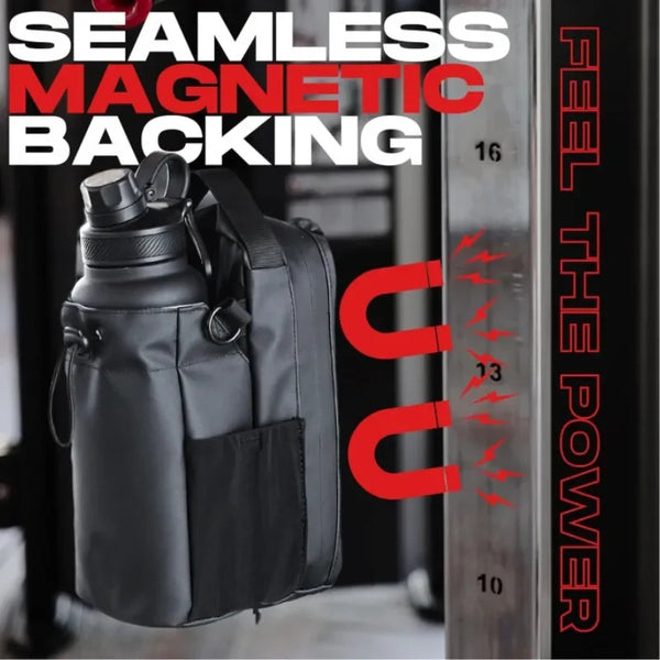 Magnetic Water Bottle Bag – Strong Magnet Gym Bottle Holder for Outdoor Sports, Fitness, and Travel - Live Easy