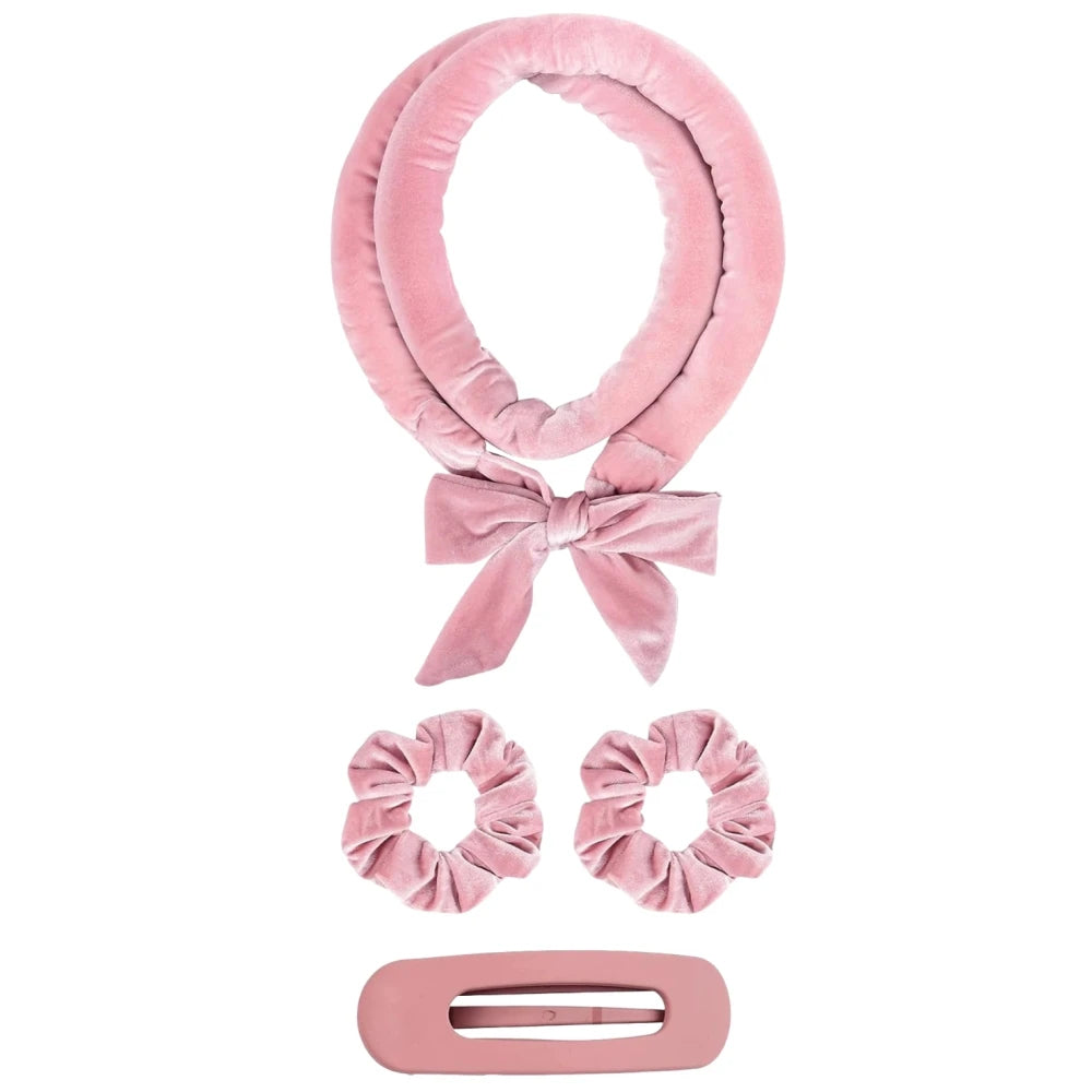 Heatless Curling Rod Headband – Soft No-Heat Hair Curler for Overnight Curls | Lazy Sleeping Hair Roller Band Styling Tool for Women - Live Easy