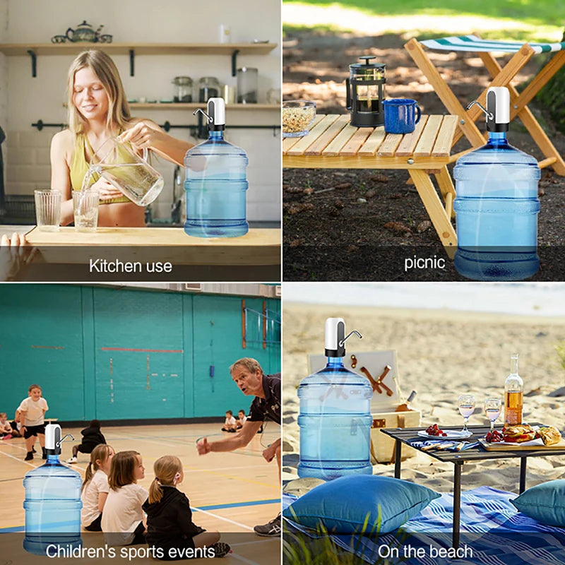 Portable Automatic Water Dispenser Pump – USB Rechargeable & BPA-Free