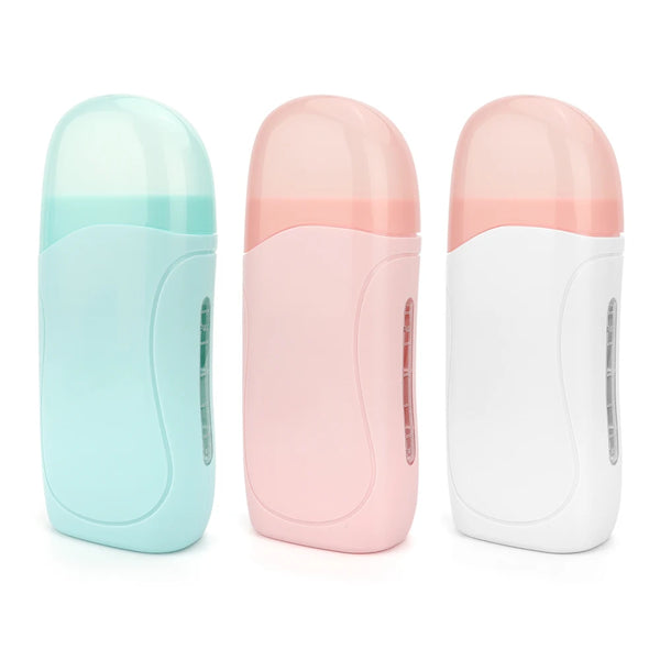 Unisex Roll-On Waxing Kit – Professional Hair Removal Set with Wax Warmer, Honey Cartridge & 100 Wax Strips