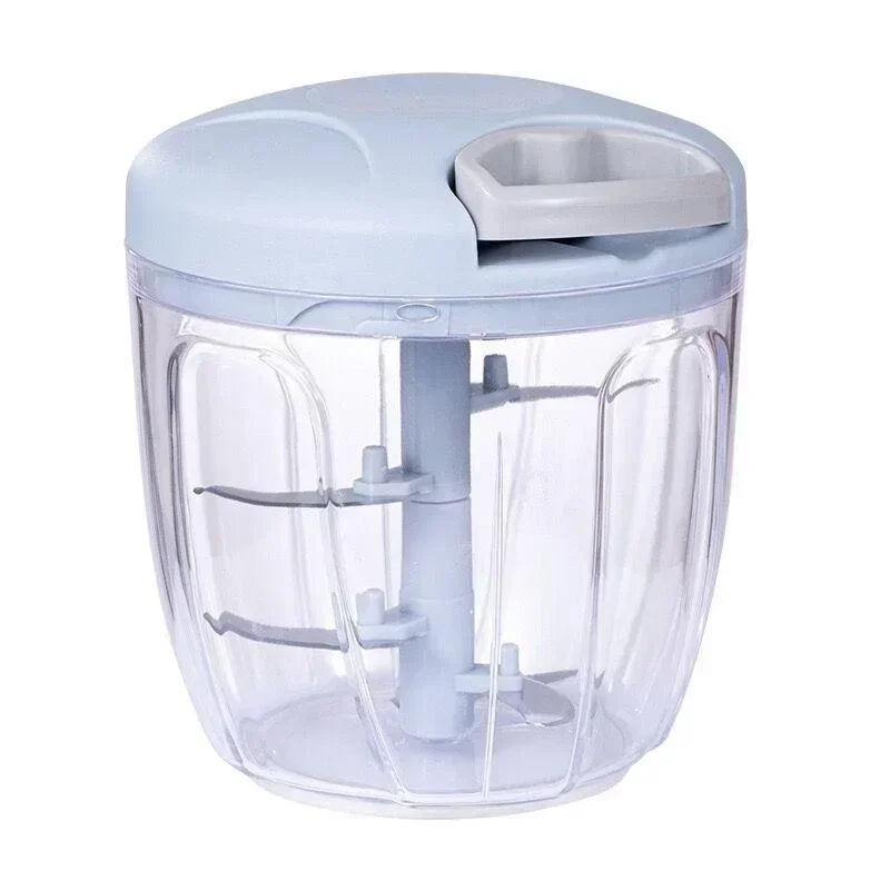 Manual Food Chopper 500/900ml – Vegetable Cutter, Onion Crusher & Meat Mincer