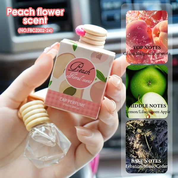 Hanging Car Perfume – Long-Lasting Essential Oil Freshener for Car, Home & Office