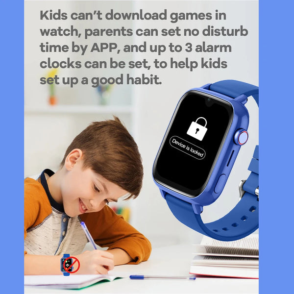 Kids Smart Watch 4G – GPS + WiFi Video Call Smartwatch with SOS, Camera, Tracker & Voice Chat | Android 8.1 Phone Watch for Children - Live Easy