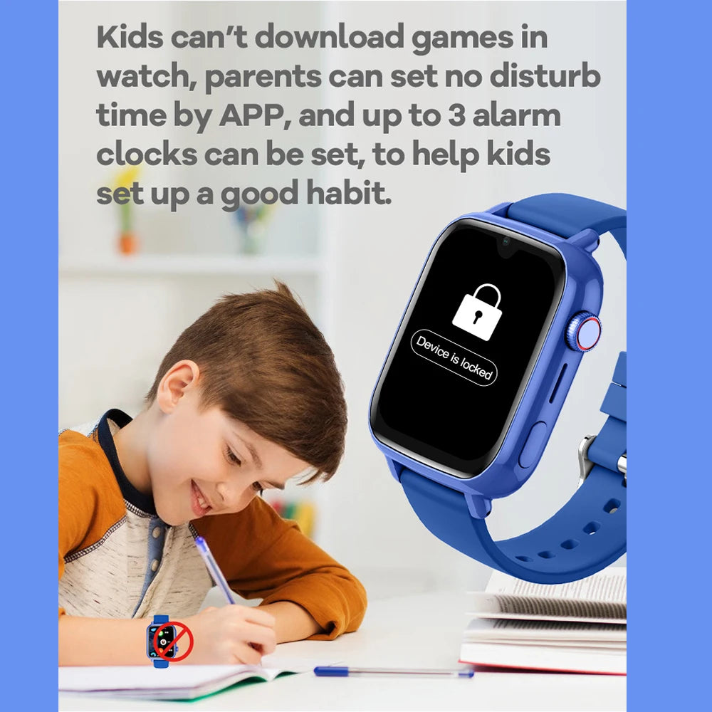 Kids Smart Watch 4G – GPS + WiFi Video Call Smartwatch with SOS, Camera, Tracker & Voice Chat | Android 8.1 Phone Watch for Children - Live Easy