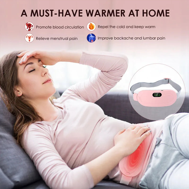 Electric Heating Belt – Comfortable Warmth & Relief for Period Cramps and Waist Support