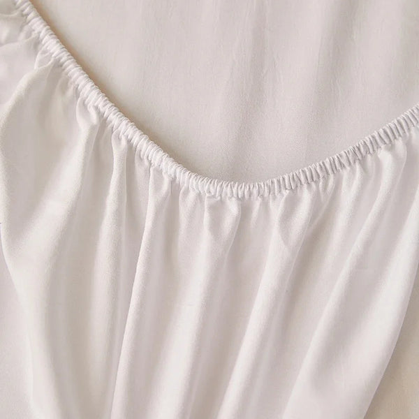 100% Cotton Fitted Mattress Cover – Breathable Anti-Slip Protector