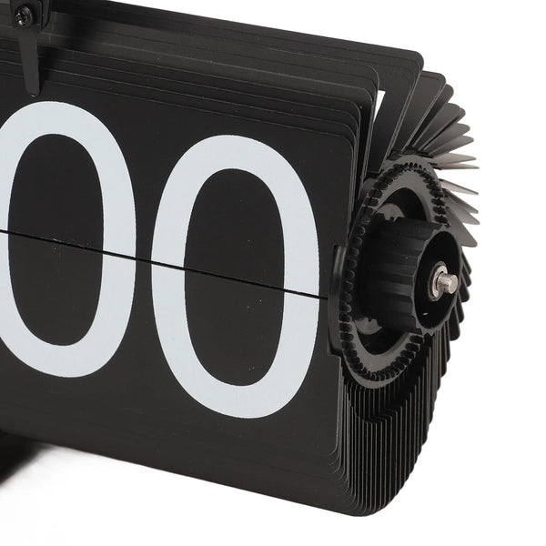 Retro Flip Down Clock – Automatic Turning Battery Clock for Home & Office Décor