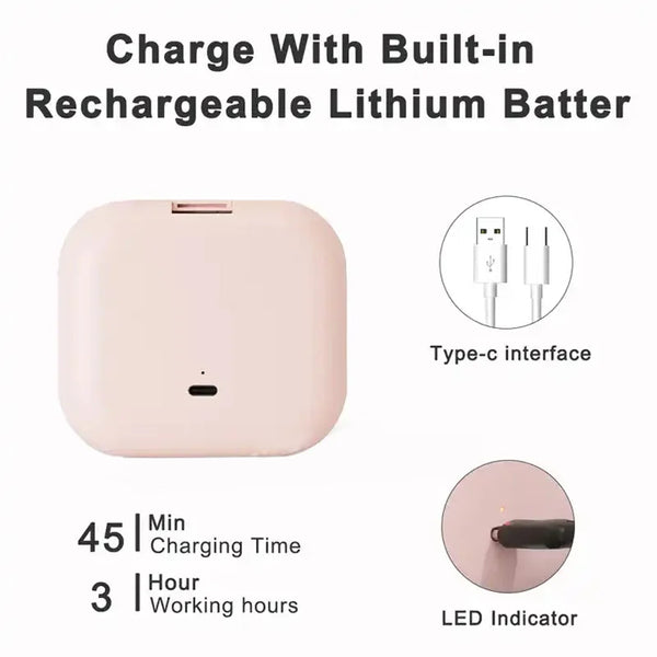 Compact LED Makeup Mirror – Folding Travel Vanity Mirror with 3X Magnification