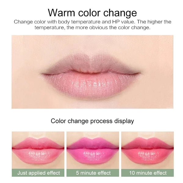 Aloe Vera Color-Changing Lip Balm Set – Moisturizing Magic Lipstick (12PCS)