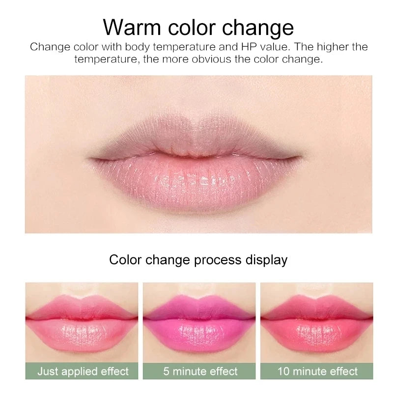 Aloe Vera Color-Changing Lip Balm Set – Moisturizing Magic Lipstick (12PCS)
