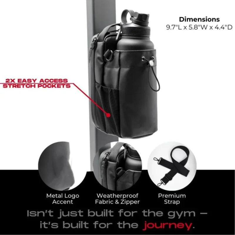 Magnetic Water Bottle Bag – Strong Magnet Gym Bottle Holder for Outdoor Sports, Fitness, and Travel - Live Easy