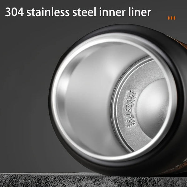 Stainless Steel Vacuum Water Bottle – 1.2L/1.5L Thermos with Straw & Direct Drink Lid for Hot & Cold Drinks