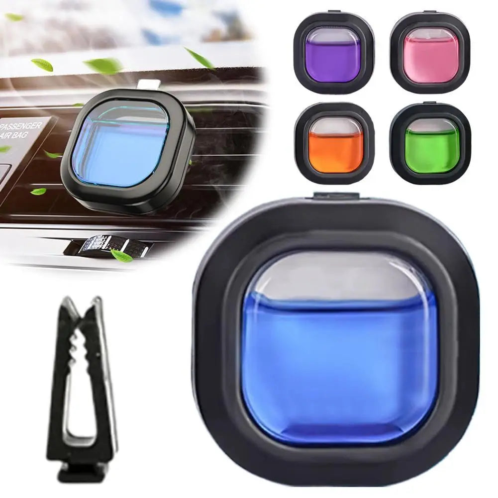 Car Vent Clip Air Freshener – Long-Lasting Essential Oil Odor Eliminator (0.14oz)