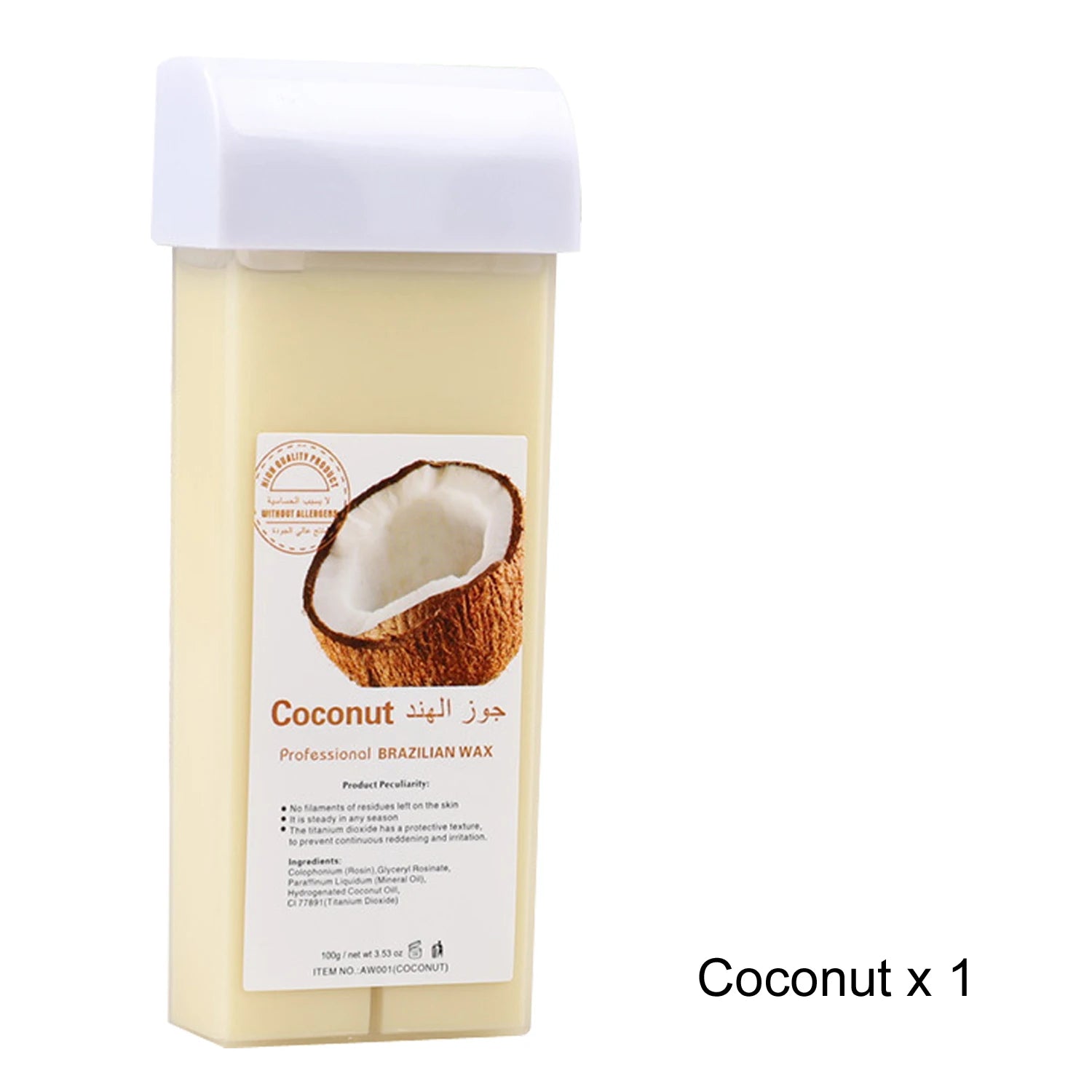 Roll-On Wax Refill Kit – Professional Hair Removal Cartridges for Wax Warmer (Aloe, Honey, Coconut, Lavender, Rose, Chamomile) 100ML