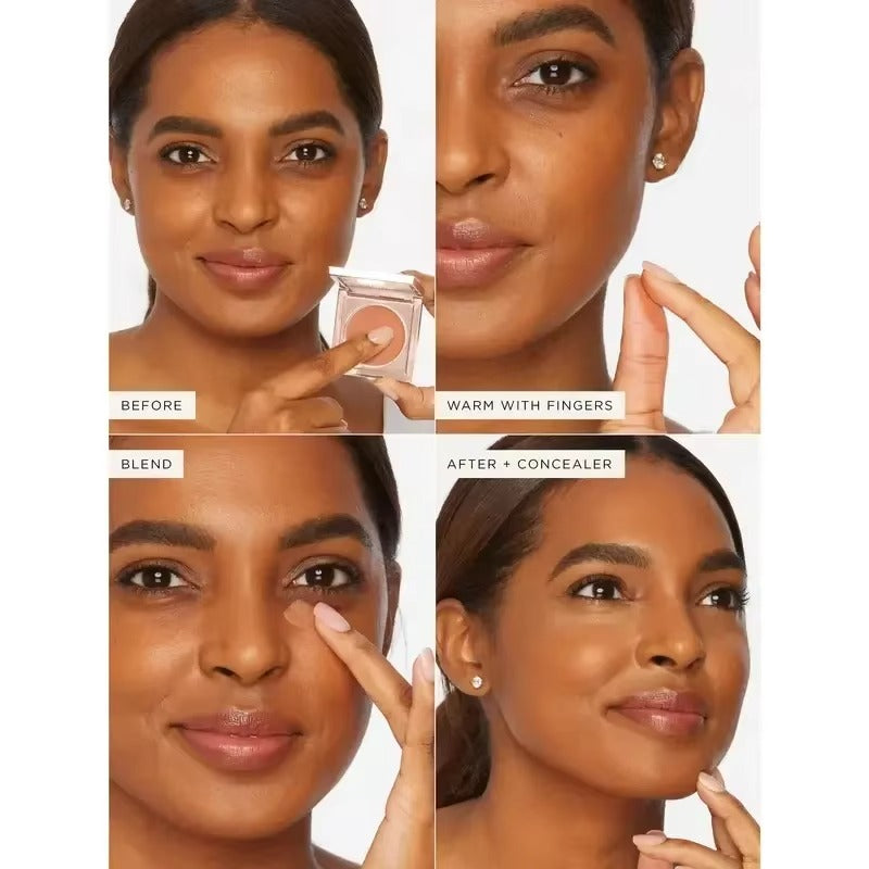 Tarte Colored Clay CC Undereye Corrector – 4-in-1 Brightening Concealer for Dark Circles & Puffiness | Color-Correcting Cream with Natural Finish - Live Easy