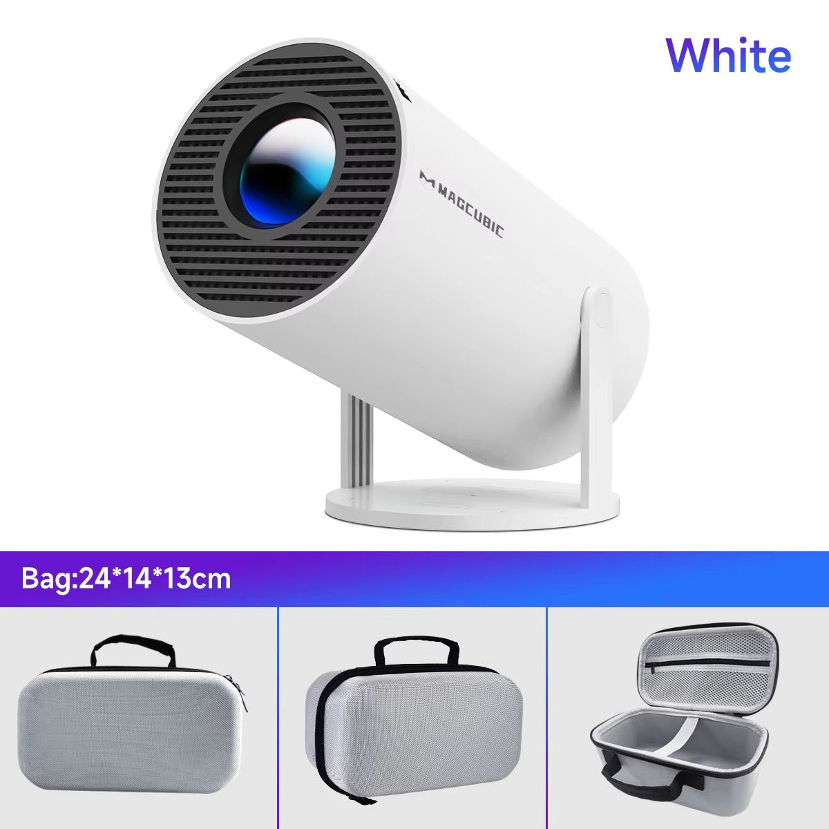 Magcubic HY300 & Pro+ Android 11 4K Projector – 290 ANSI Dual WiFi BT5.0 Portable Mini Cinema Projector | 180° Flexible Design for Home & Outdoor Entertainment - Live Easy