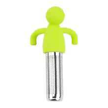 Set of 2 Stainless Steel Fine Mesh Tea Strainers – Heat-Resistant Silicone Handle Infusers for Loose Leaf Tea in Cups & Mugs - Live Easy