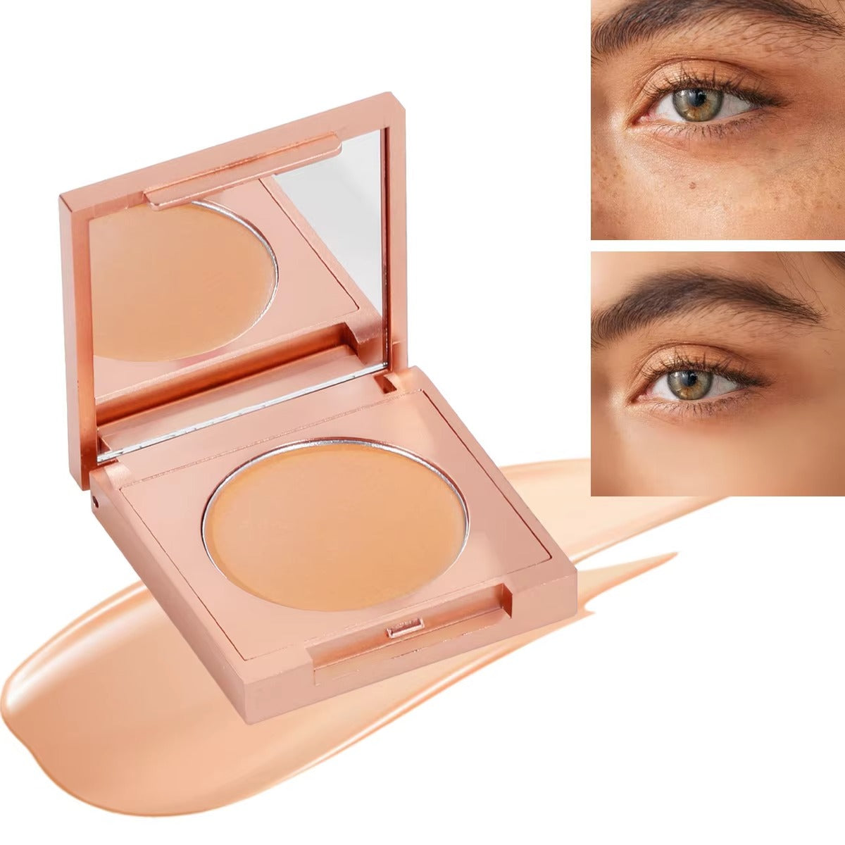 Tarte Colored Clay CC Undereye Corrector – 4-in-1 Brightening Concealer for Dark Circles & Puffiness | Color-Correcting Cream with Natural Finish - Live Easy