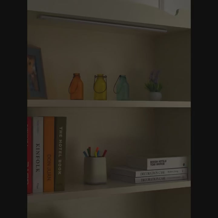 LED Motion Sensor Light – Rechargeable Wireless Night Light with Auto On/Off, Magnetic & Stick-On Design