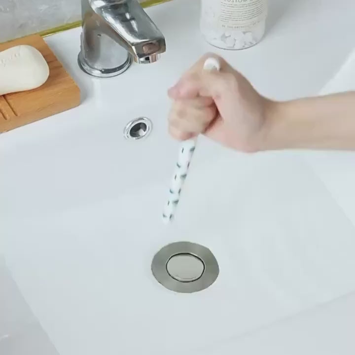 Stainless Steel Floor Drain Filter – Pop-Up Washbasin Stopper with Anti-Odor Bounce Core & Hair Catcher