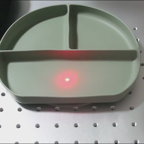 Personalized 6PCS Silicone Divided Meal Set – Free Name Printing | BPA-Free Baby Feeding Set with Bowl, Spoon, Fork, Cup & Plate