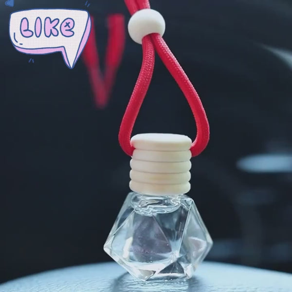 Hanging Car Perfume – Long-Lasting Essential Oil Freshener for Car, Home & Office