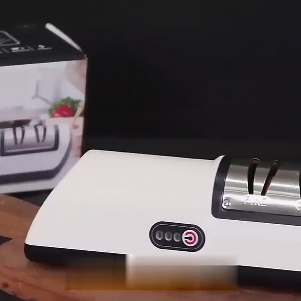 Electric Knife Sharpener – Professional 4-Gear Automatic Sharpening Machine for Kitchen Knives